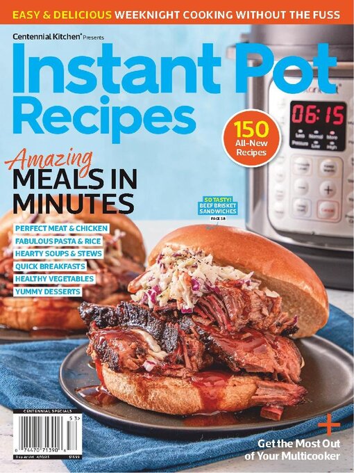Title details for Instant Pot Recipes by A360 Media, LLC - Available